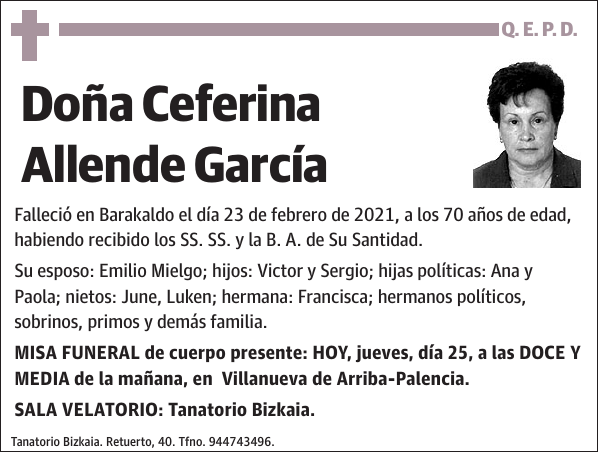 Ceferina Allende García