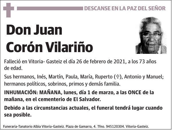 Juan Corón Vilariño