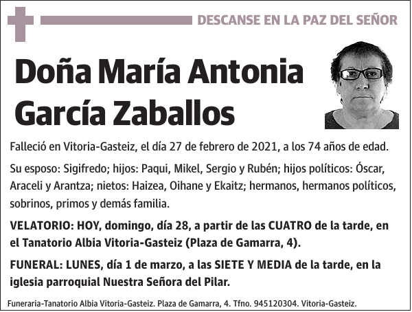 María Antonia García Zaballos