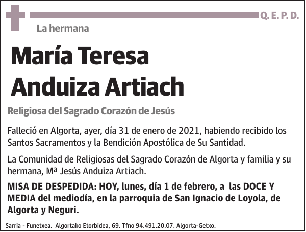 María Teresa Anduiza Artiach