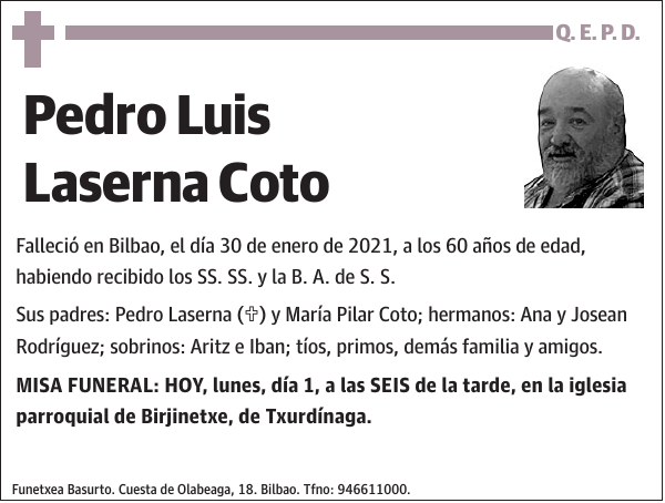 Pedro Luis Laserna Coto