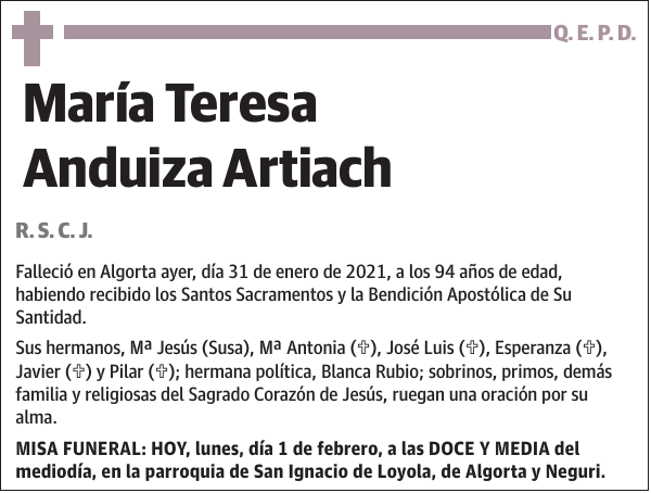 María Teresa Anduiza Artiach