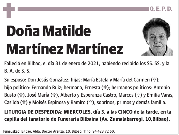 Matilde Martínez Martínez