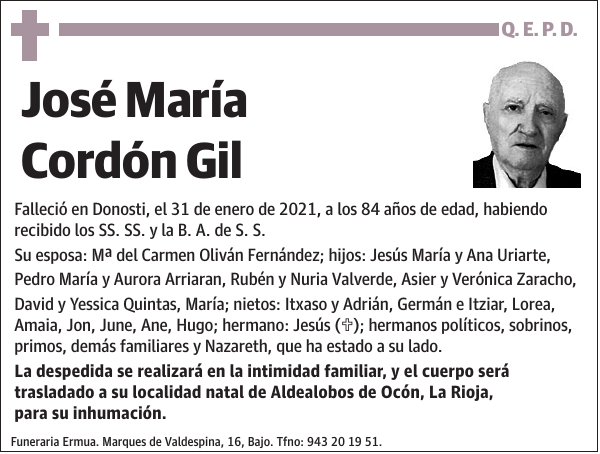 José María Cordón Gil