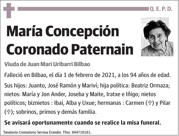 María Concepción Coronado Paternain