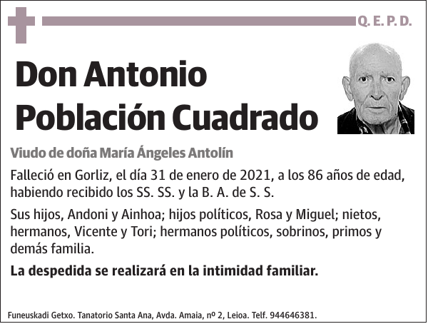 Antonio Población Cuadrado