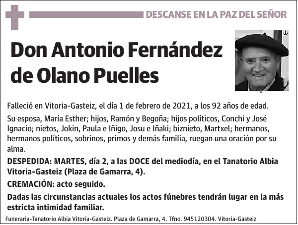 Antonio Fernández de Olano Puelles