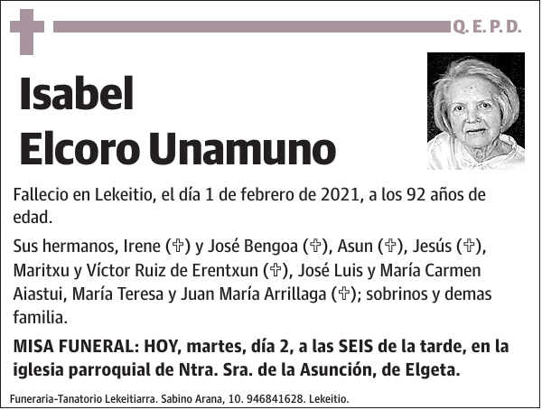 Isabel Elcoro Unamuno