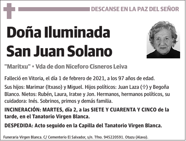 Iluminada San Juan Solano