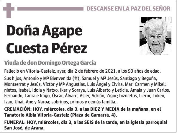 Agape Cuesta Pérez