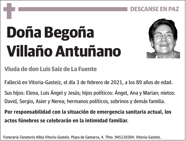 Begoña Villaño Antuñano