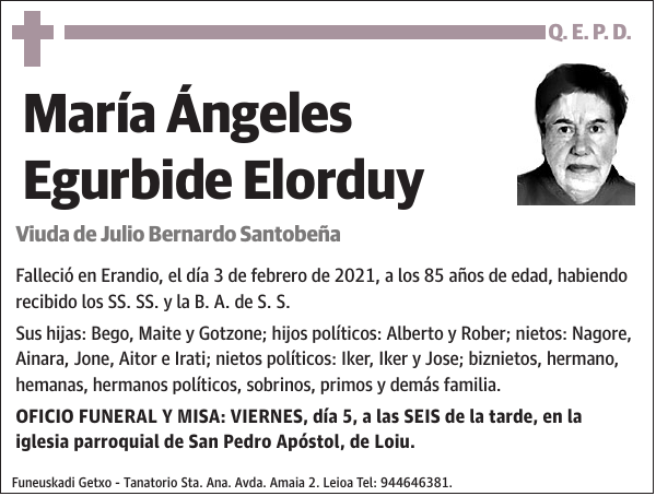 María Ángeles Egurbide Elorduy