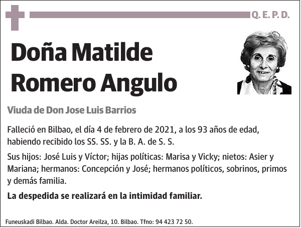 Matilde Romero Angulo