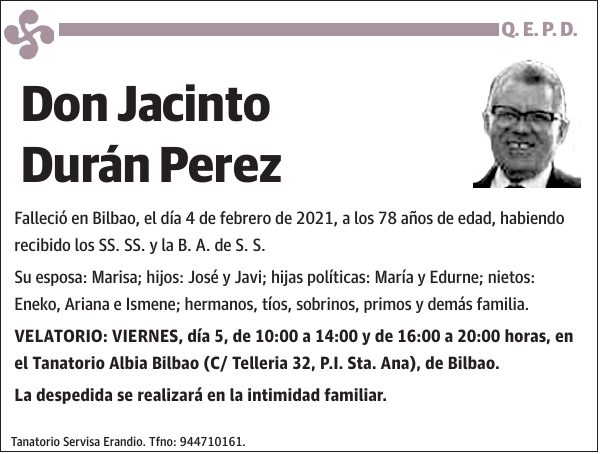 Jacinto Durán Perez