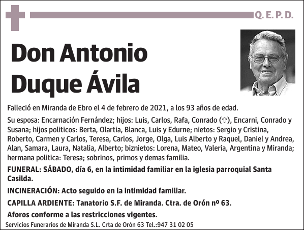 Antonio Duque Ávila