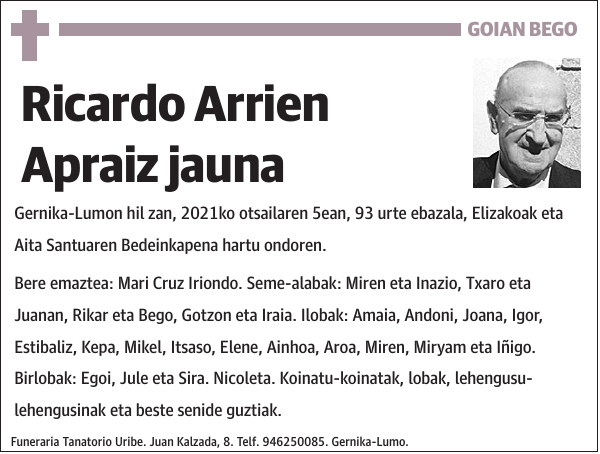 Ricardo Arrien Apraiz