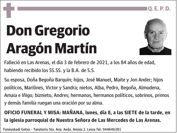 Gregorio Aragón Martín