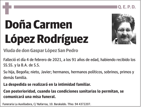 Carmen López Rodríguez