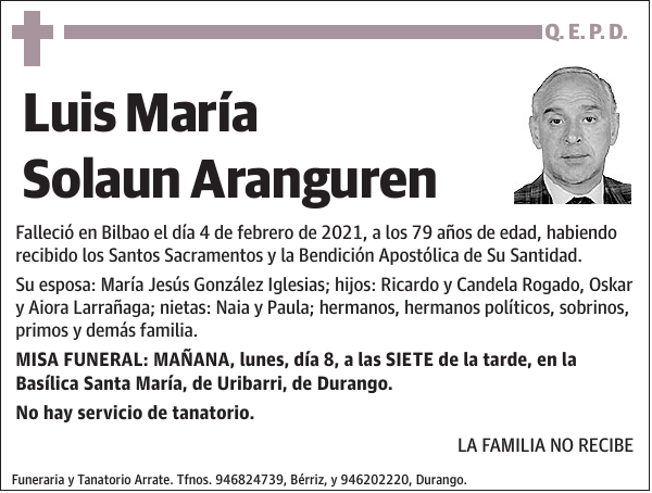 Luis María Solaun Aranguren