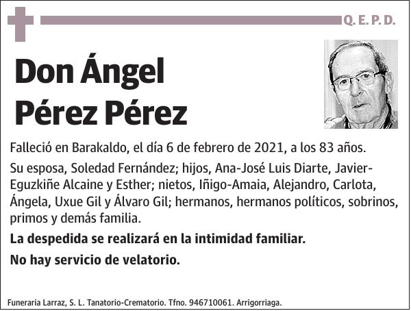 Ángel Pérez Pérez