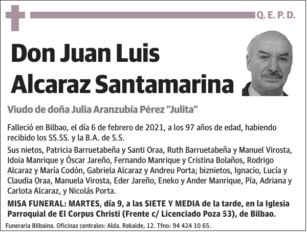 Juan Luis Alcaraz Santamarina