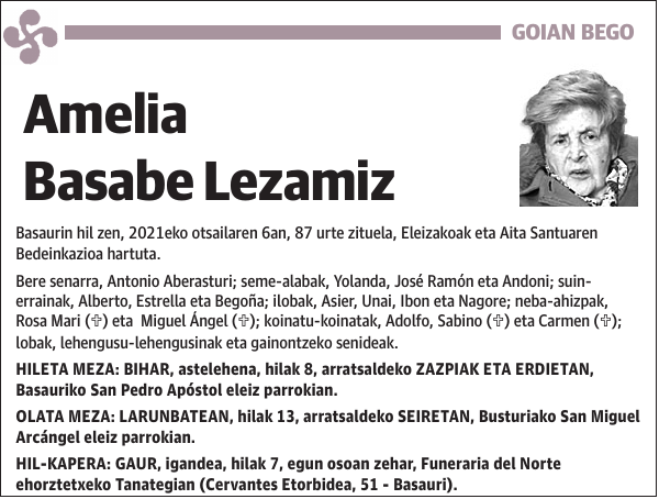 Amelia Basabe Lezamiz Basaurin