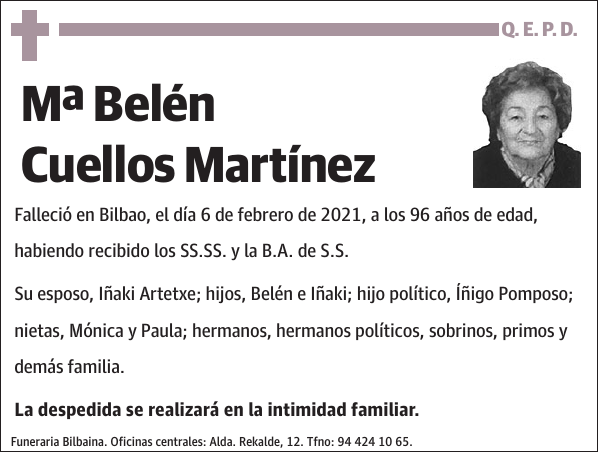 Mª Belén Cuellos Martínez