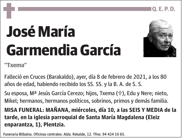 José María Garmendia García