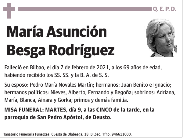 María Asunción Besga Rodríguez