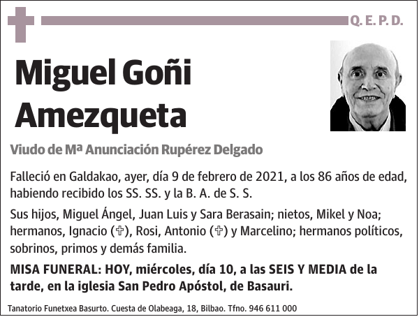 Miguel Goñi Amezqueta