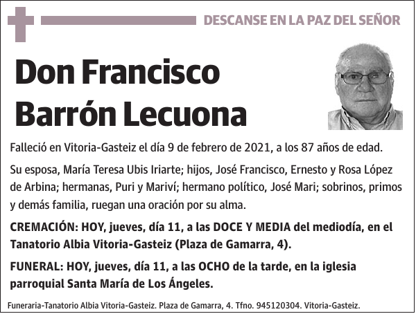 Francisco Barrón Lecuona