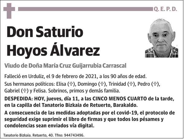 Saturio Hoyos Álvarez