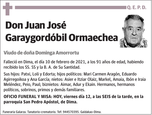 Juan José Garaygordóbil Ormaechea