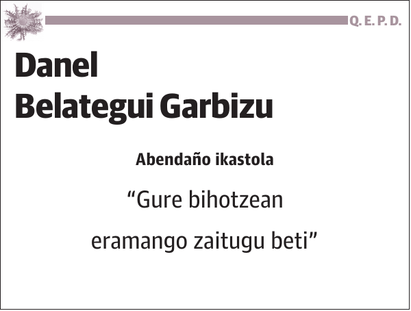 Danel Belategui Garbizu