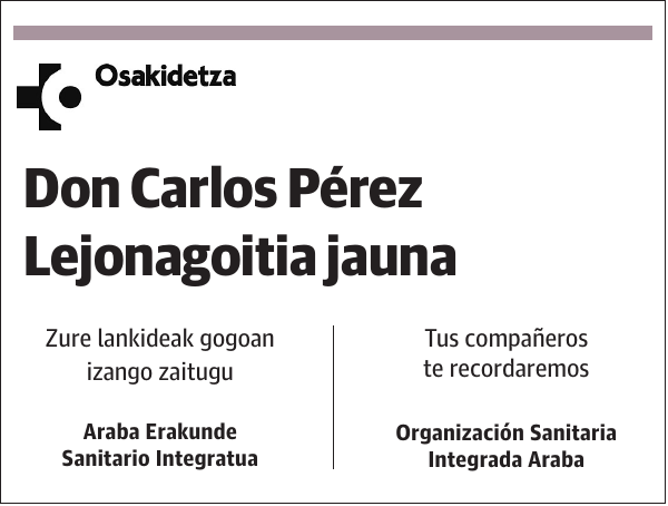 Carlos Pérez Lejonagoitia