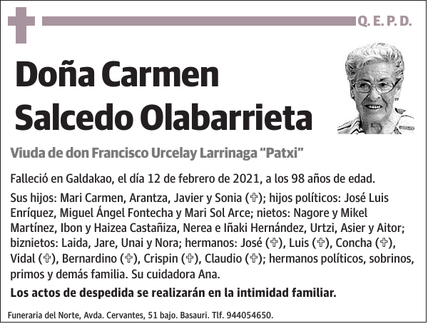 Carmen Salcedo Olabarrieta