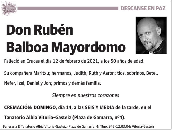 Rubén Balboa Mayordomo