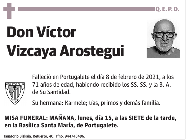 Víctor Vizcaya Arostegui