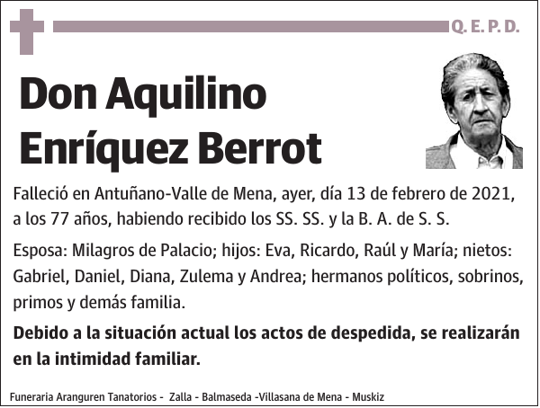 Aquilino Enríquez Berrot