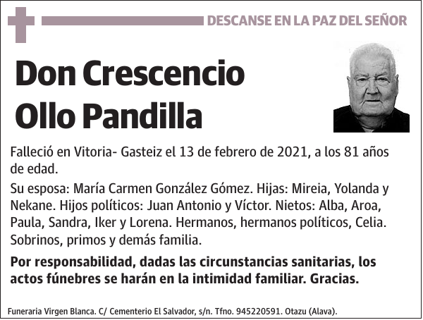 Crescencio Ollo Pandilla