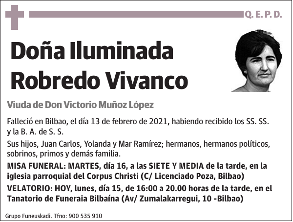 Iluminada Robredo Vivanco