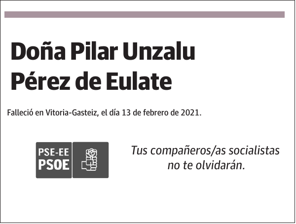 Pilar Unzalu Pérez de Eulate