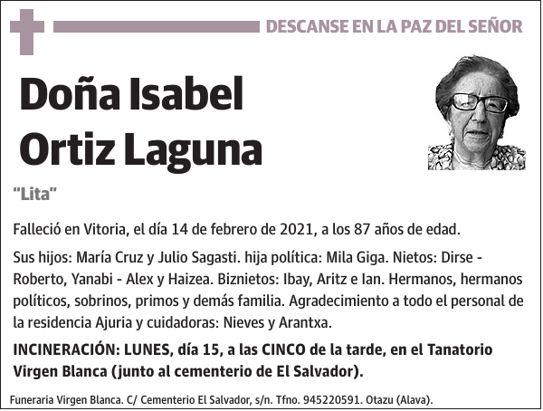 Isabel Ortiz Laguna