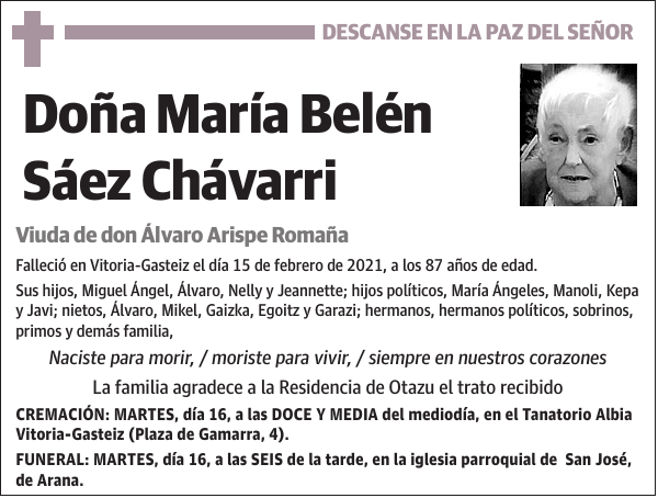María Belén Sáez Chávarri