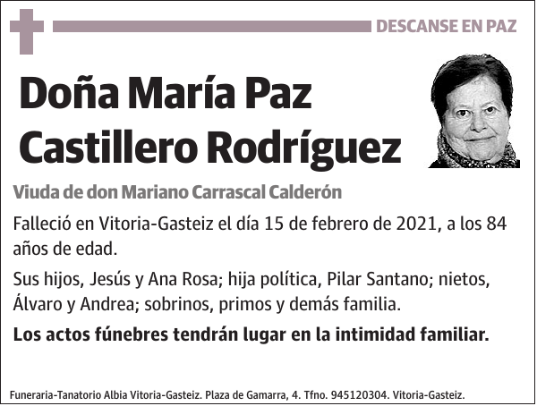 María Paz Castillero Rodríguez