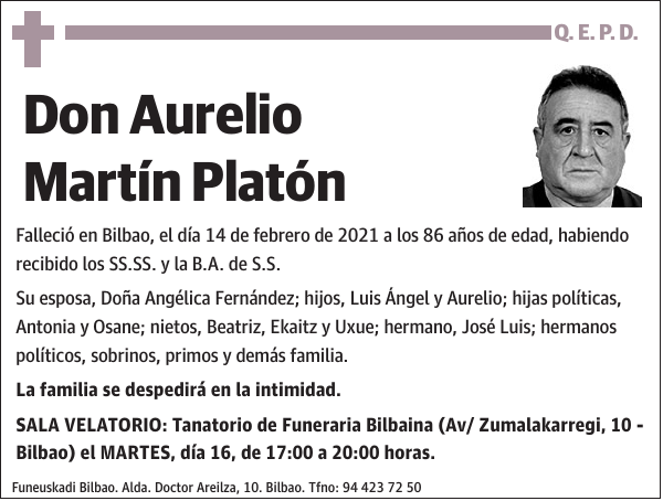 Aurelio Martín Platón