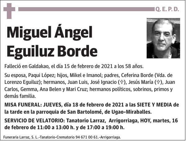 Miguel Ángel Eguiluz Borde