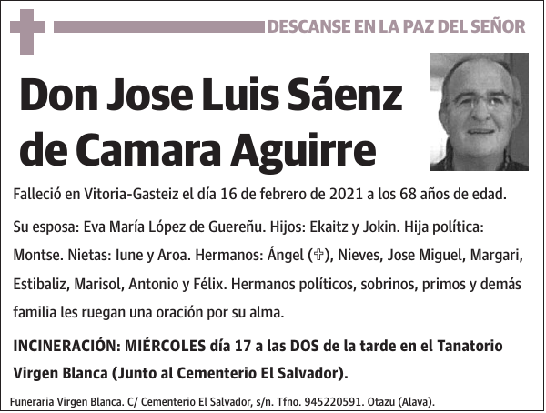 Jose Luis Sáenz de Camara Aguirre