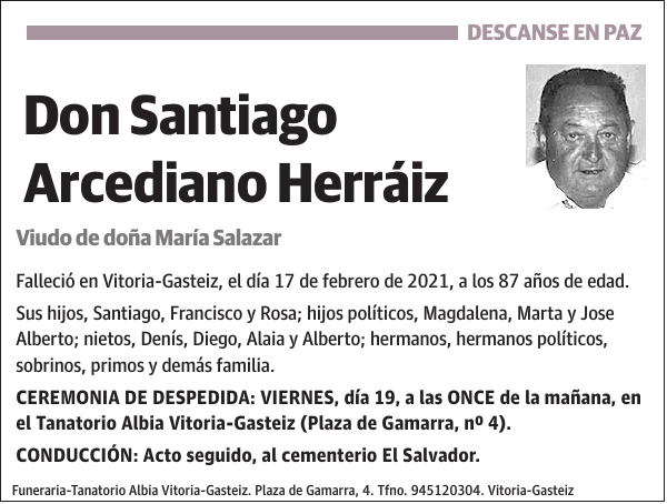 Santiago Arcediano Herráiz