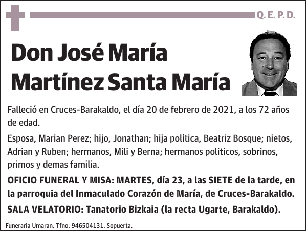 José María Martínez Santa María